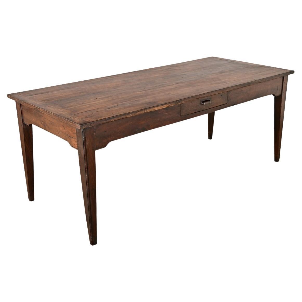 Table de ferme française du 19ème siècle en vente
