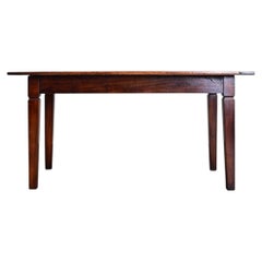 French 19th Century Walnut Farm Table