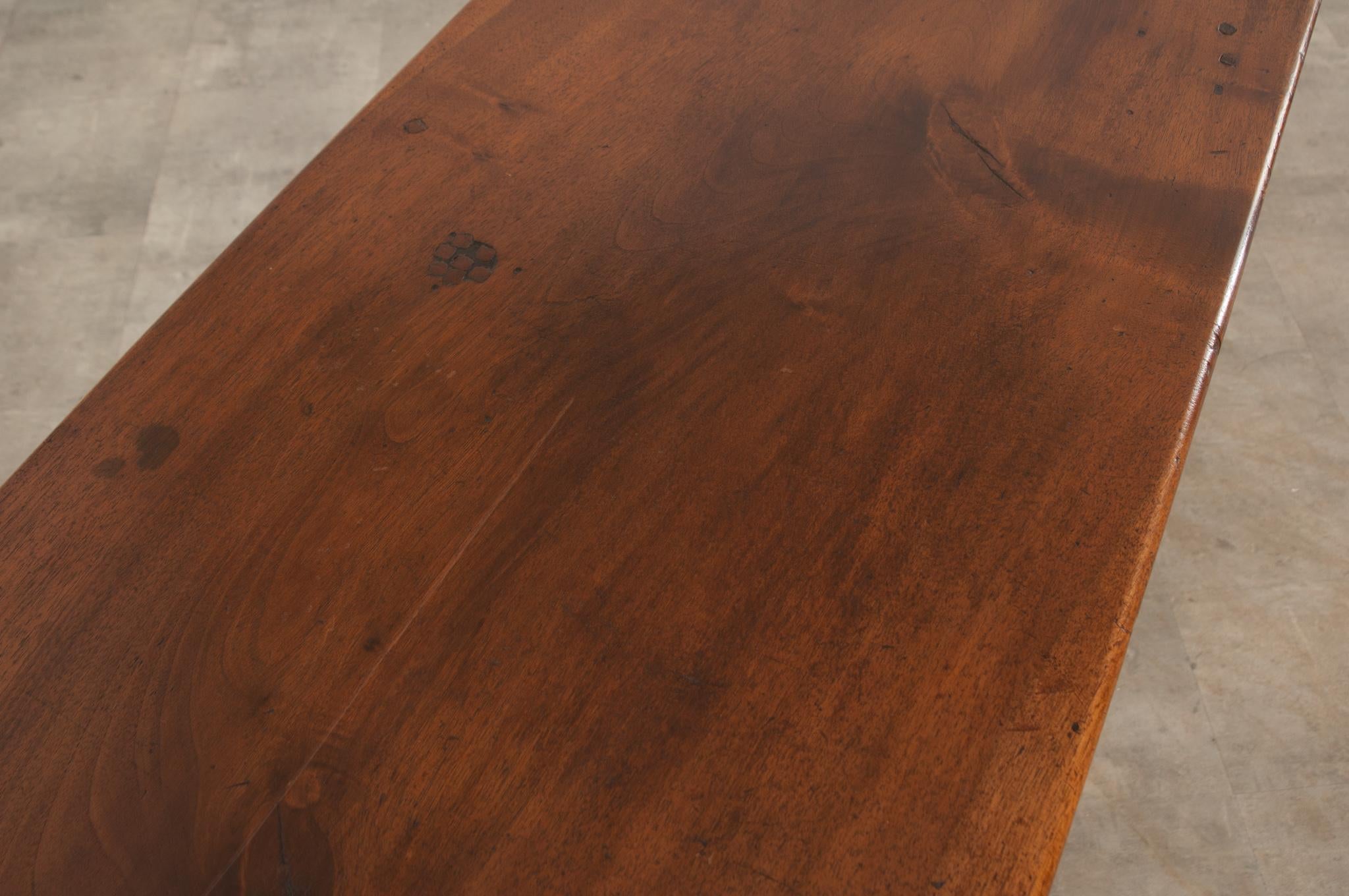 French 19th Century Walnut & Fruitwood Server 4