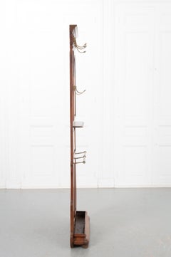 French 19th Century Walnut Hall Tree