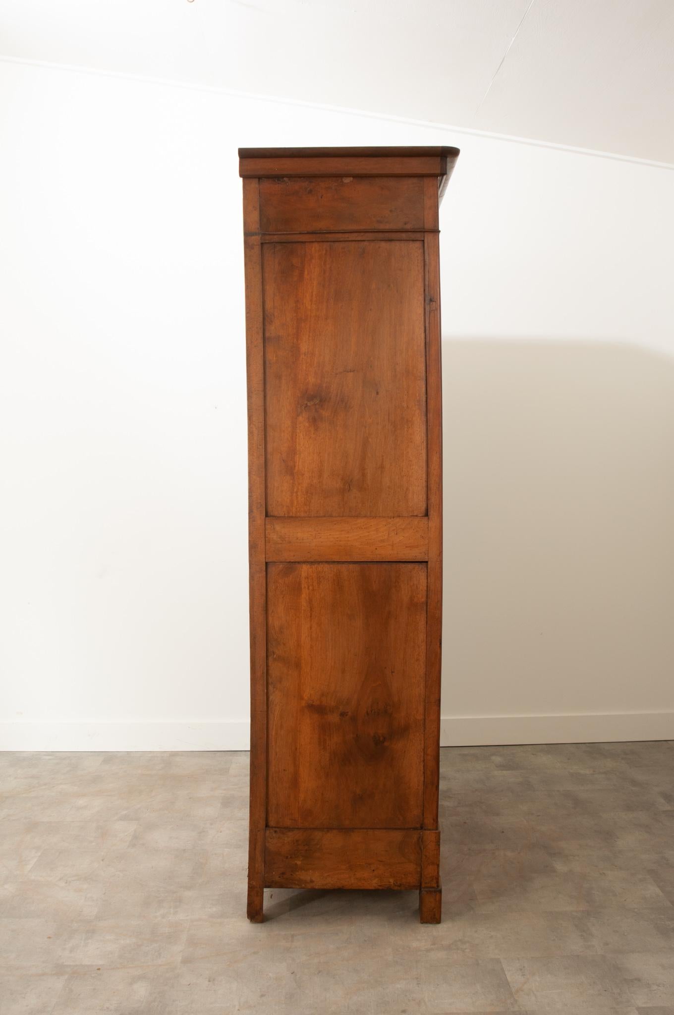 French 19th Century Walnut Louis Philippe Armoire 2