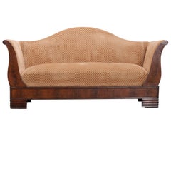 French 19th Century Walnut Louis Philippe Canapé