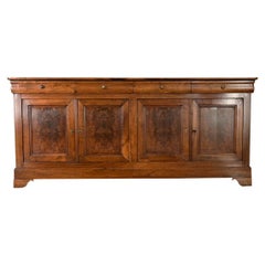 French 19th Century Walnut Louis Philippe Enfilade