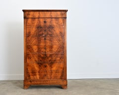 French 19th Century Walnut Louis Philippe Semainier
