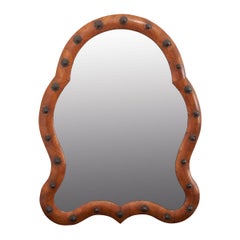 French 19th Century Louis Philippe Walnut Vanity Mirror