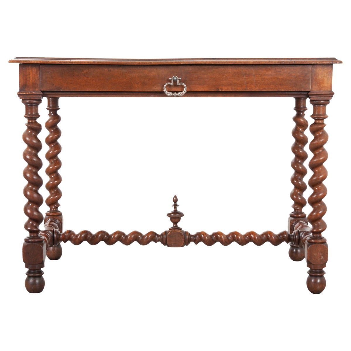 French 19th Century Walnut Louis XIII-Style Writing Table