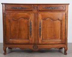 French 19th Century Walnut Louis XV Buffet