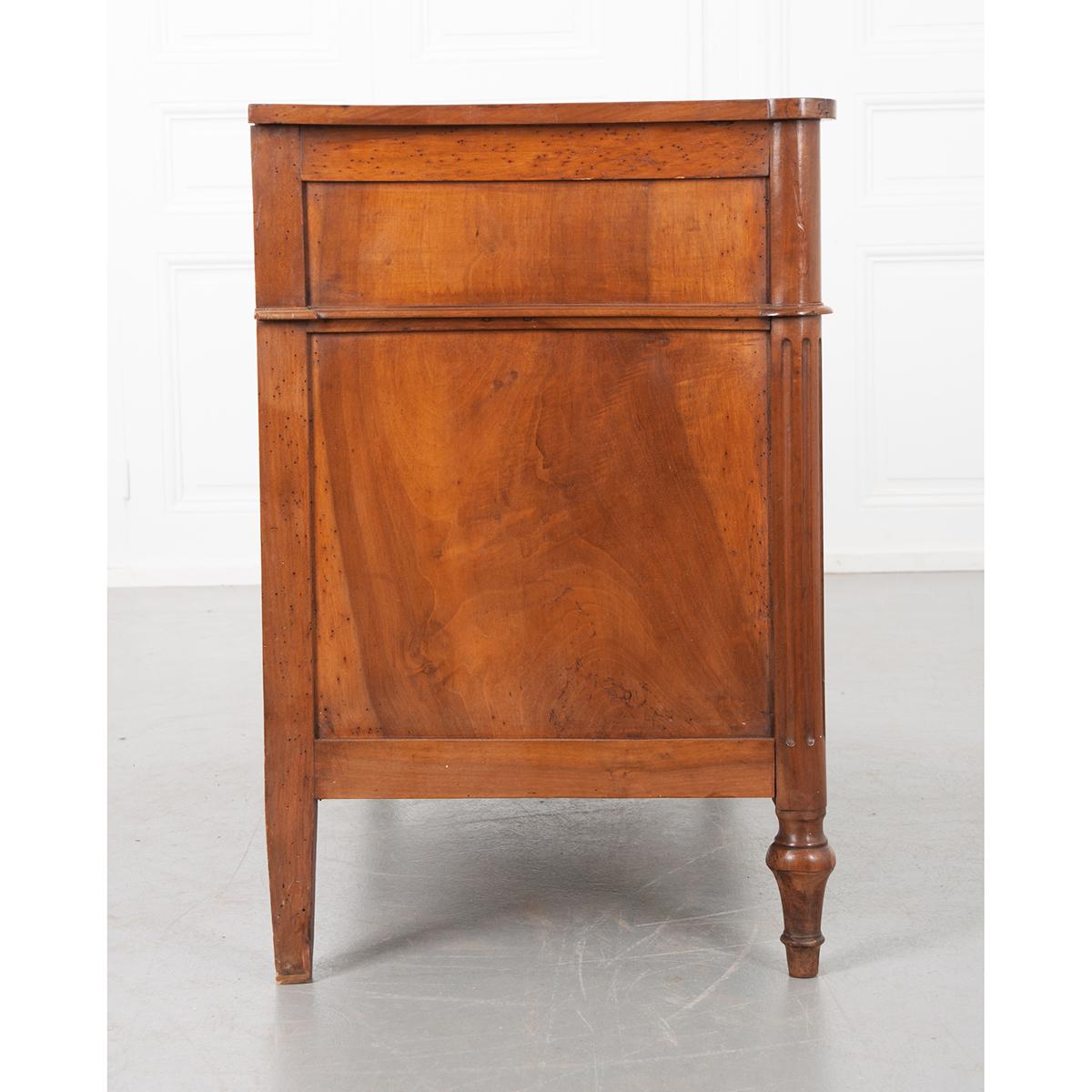 French 19th Century Walnut Louis XVI Style Commode 1