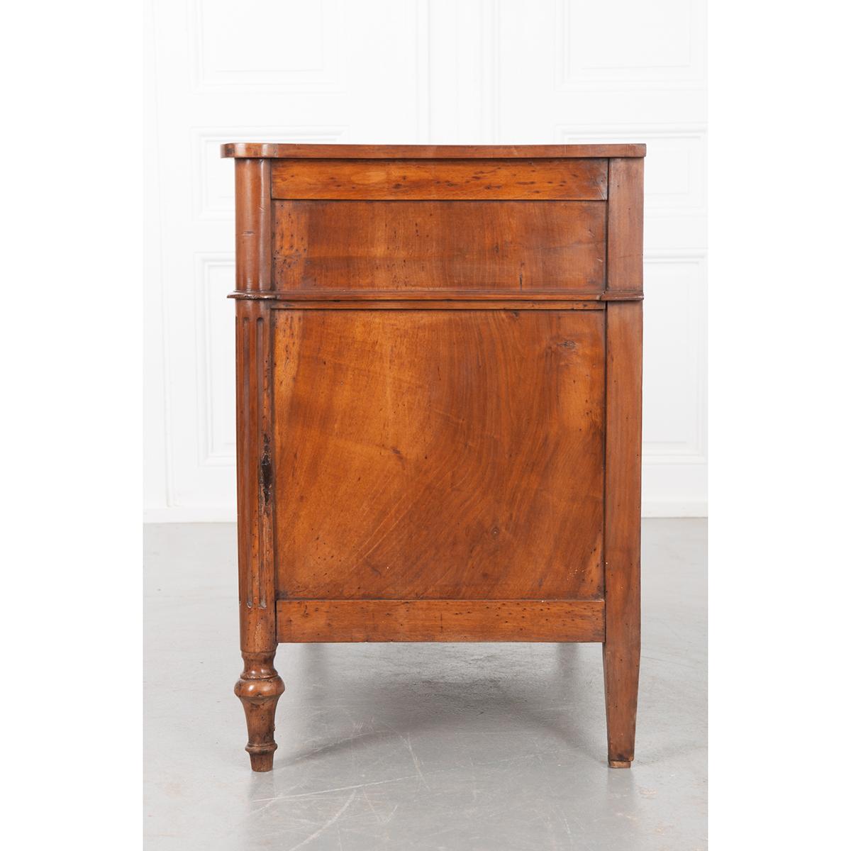 French 19th Century Walnut Louis XVI Style Commode 2