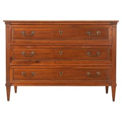 French 19th Century Walnut Louis XVI Style Commode