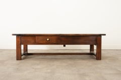 French 19th Century Walnut Low Table