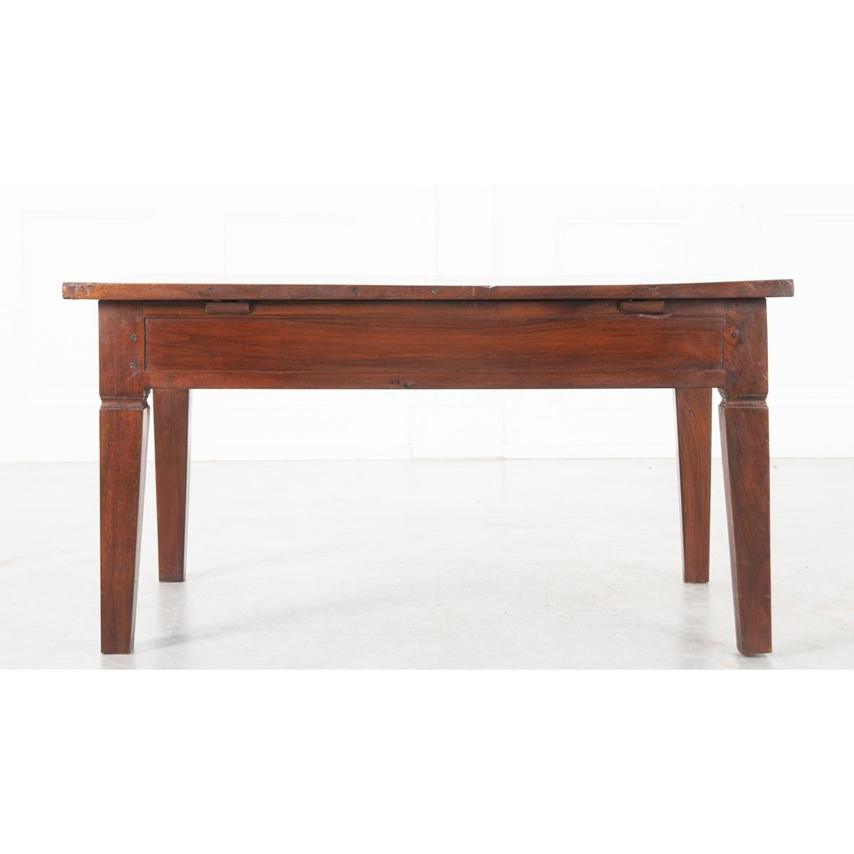 French 19th Century Walnut Low Table For Sale 2