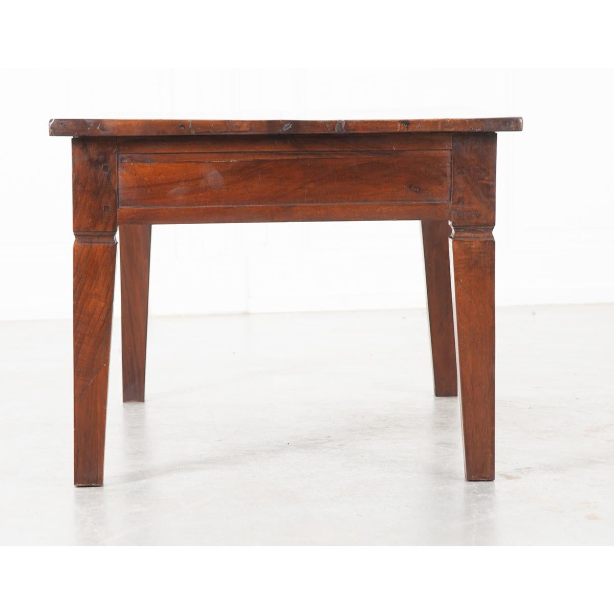 French 19th Century Walnut Low Table For Sale 3