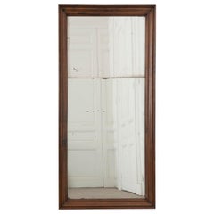 French 19th Century Walnut Mirror
