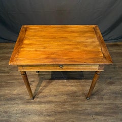 French 19th Century Walnut Neoclassical Writing Desk or Side Table