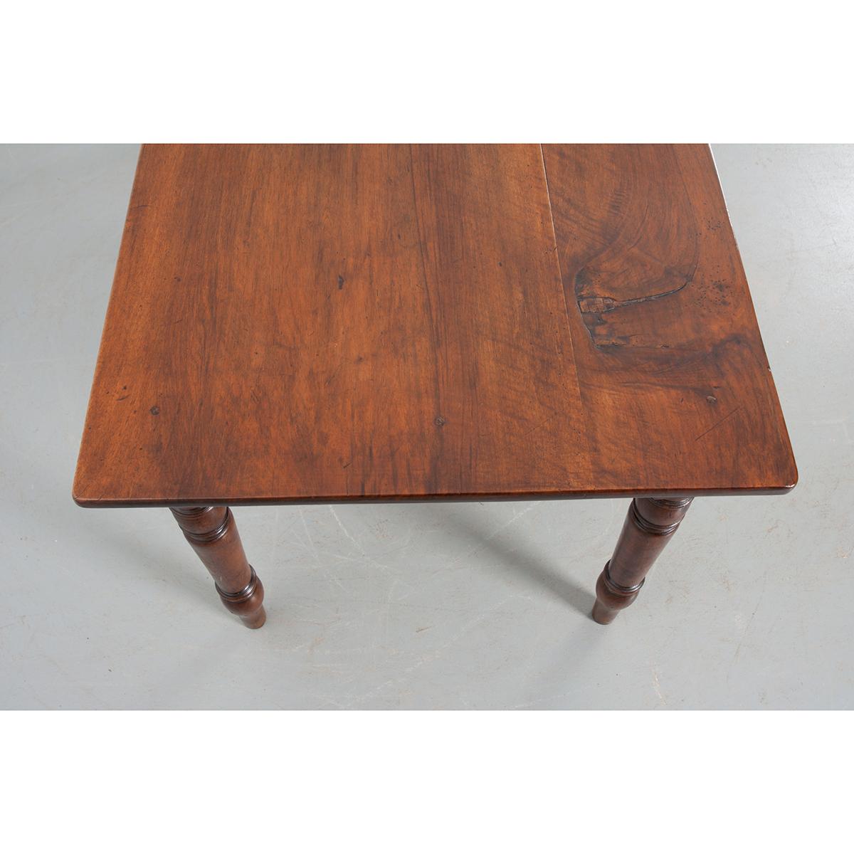 French 19th Century Walnut/Oak Table For Sale 3
