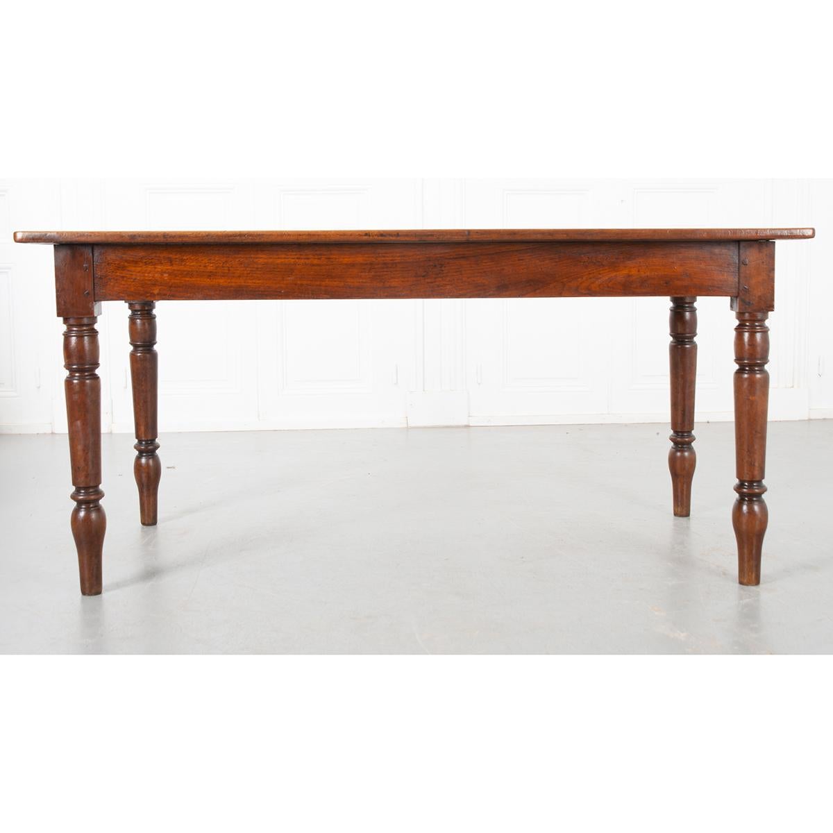French 19th Century Walnut/Oak Table For Sale 5