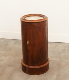 French 19th Century Walnut Pedestal Cabinet