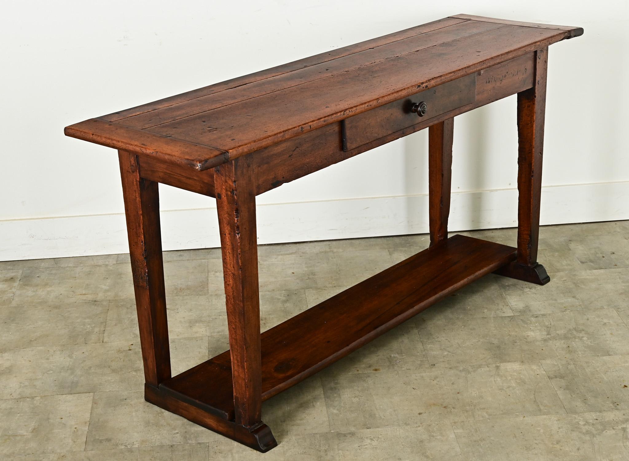 French 19th Century Walnut Server 5