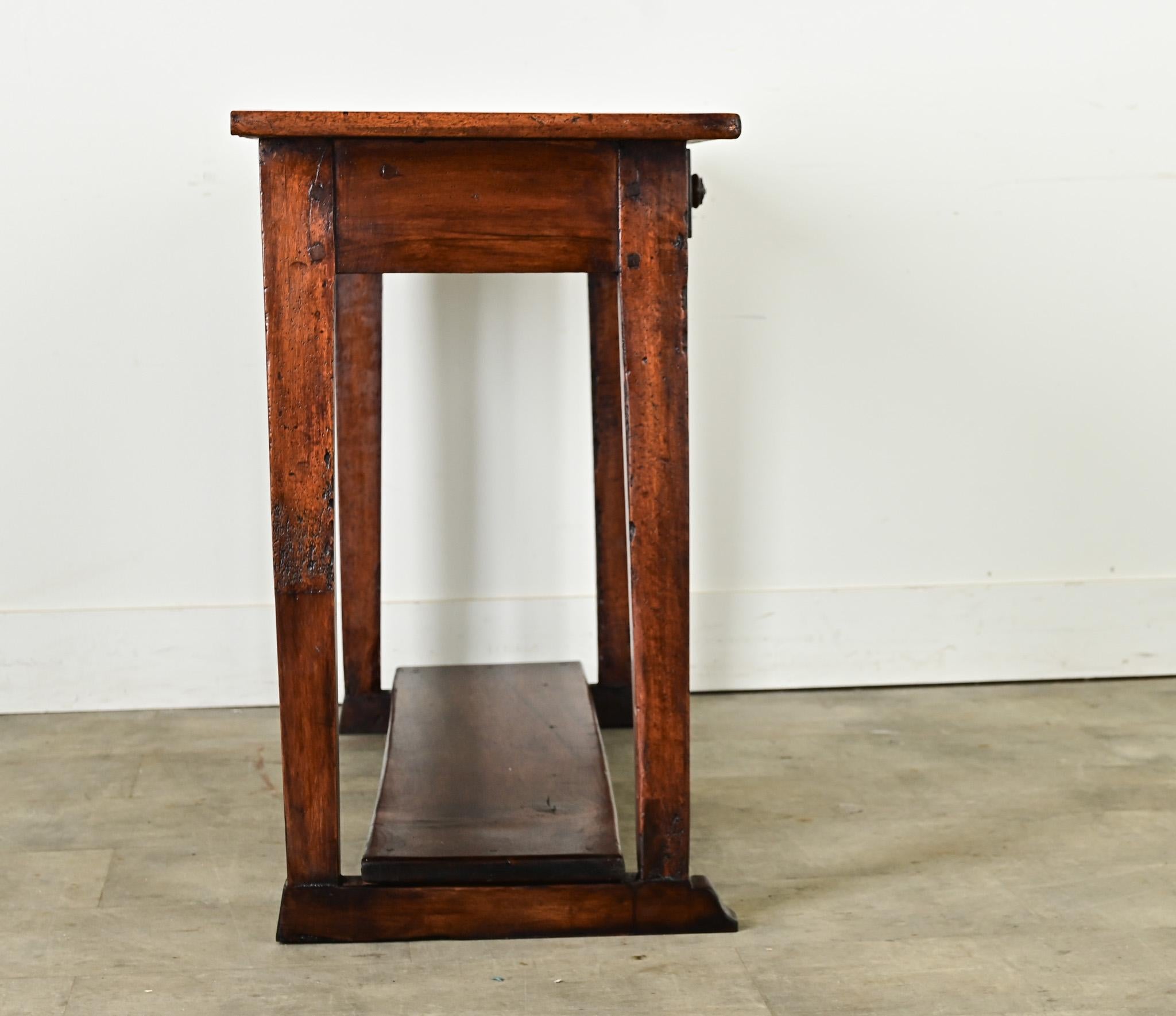 French 19th Century Walnut Server 8