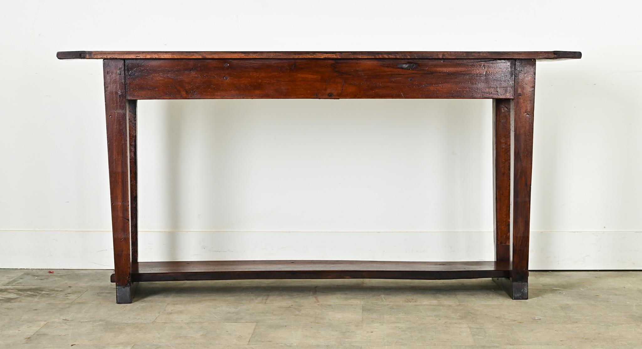 French 19th Century Walnut Server 9