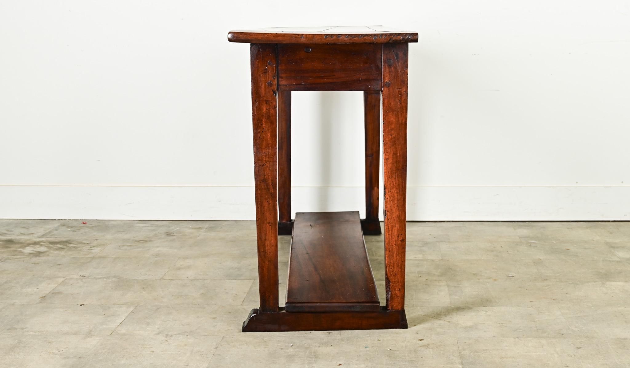 French 19th Century Walnut Server 10