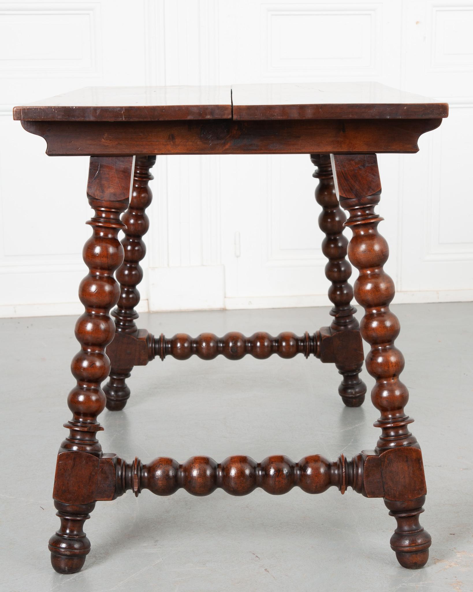 French 19th Century Walnut Table 6