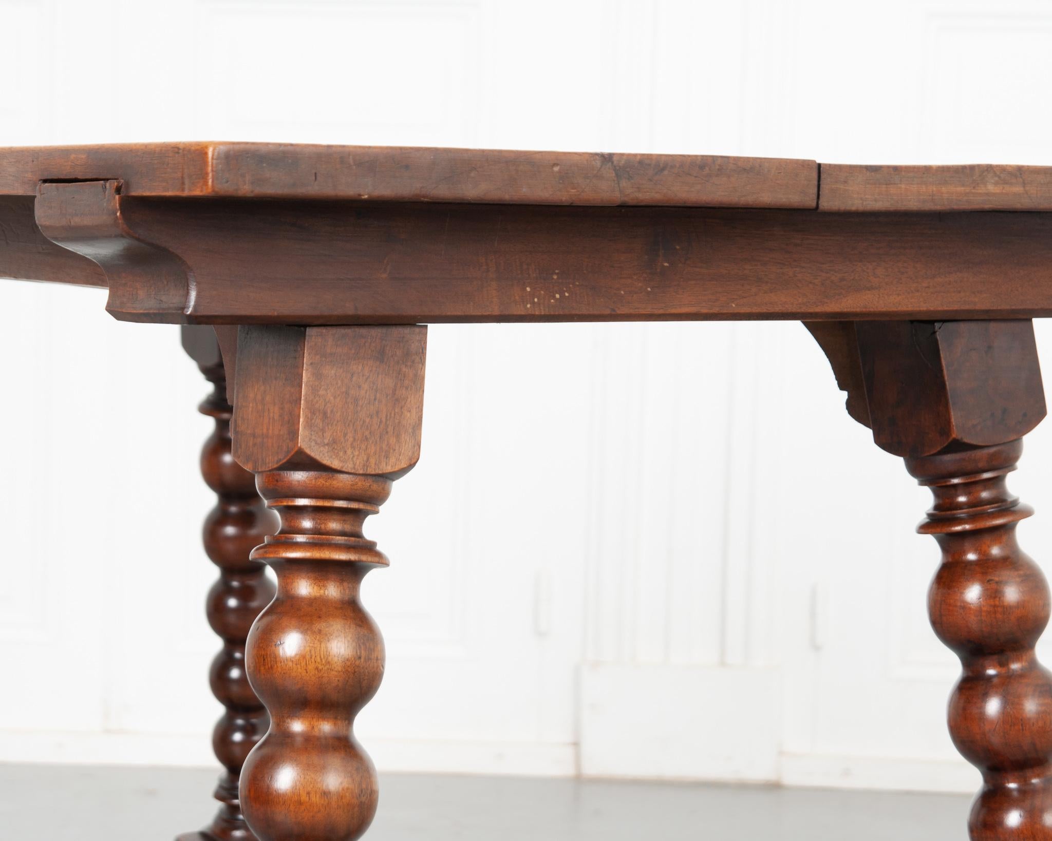 French 19th Century Walnut Table 7