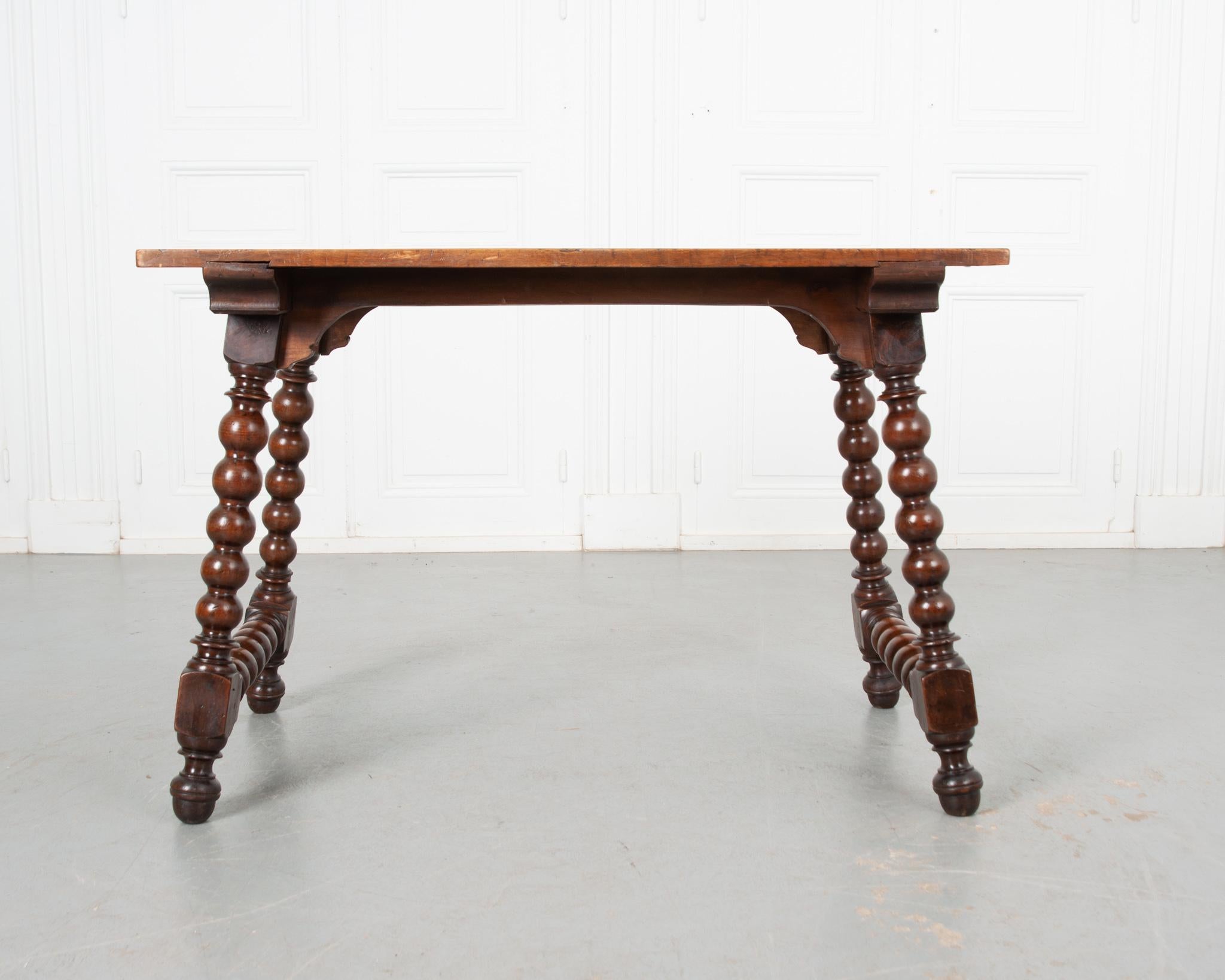 French Provincial French 19th Century Walnut Table