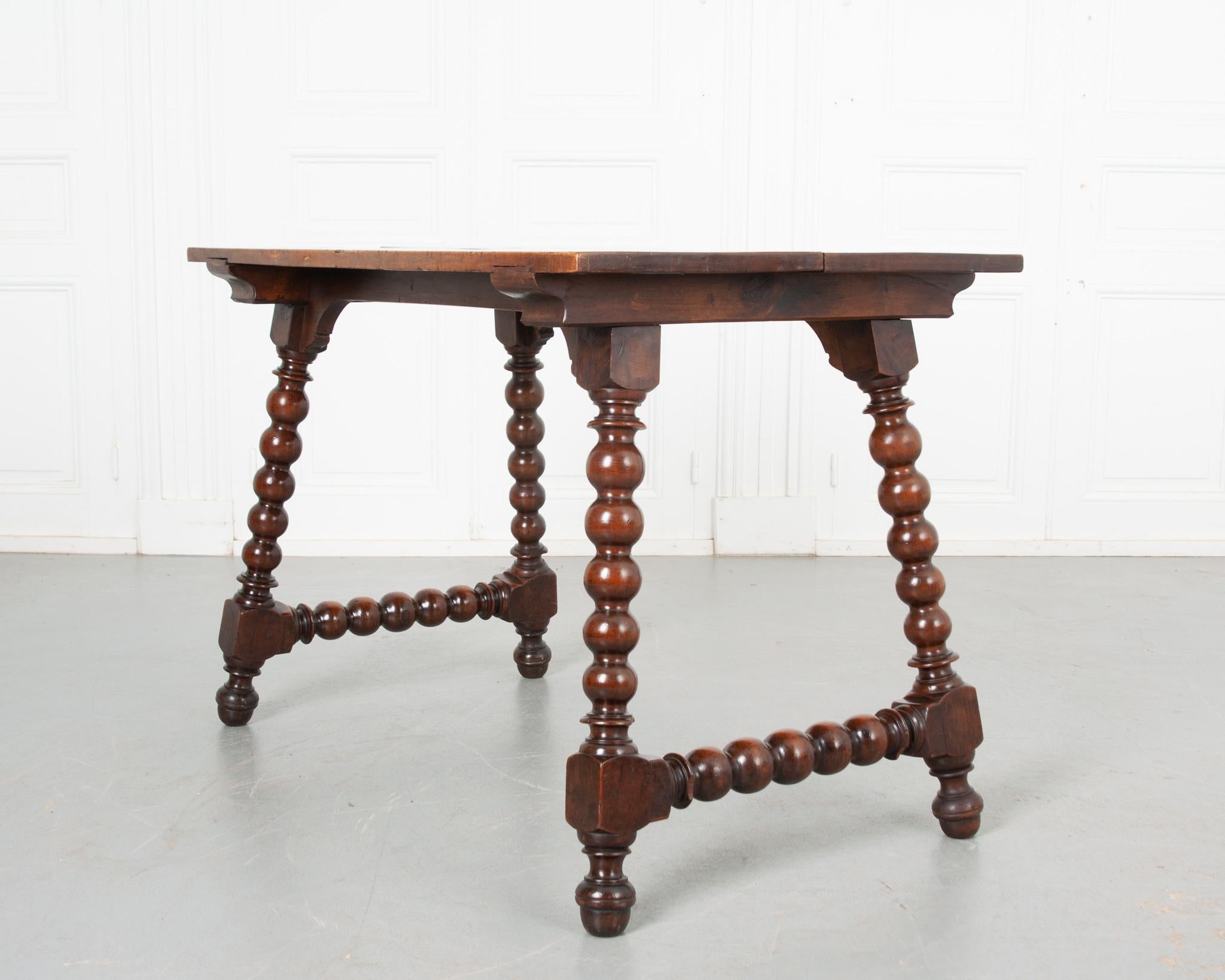 French 19th Century Walnut Table 3