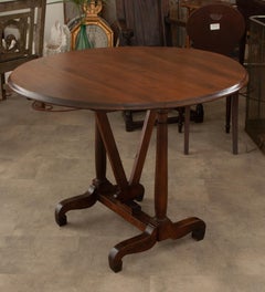 French 19th Century Walnut Vendange Table