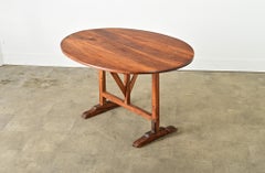 French 19th Century Walnut Wine Taster’s Table