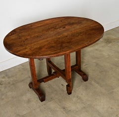 French 19th Century Walnut Wine Taster’s Table