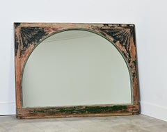 French 19th Century Window Transom Mirror