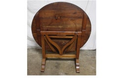 French 19th Century Wine Table or Tilt-Top Table