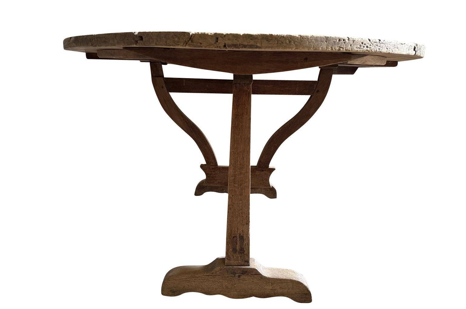 Français French 19th Century Wine Tasting Table en vente
