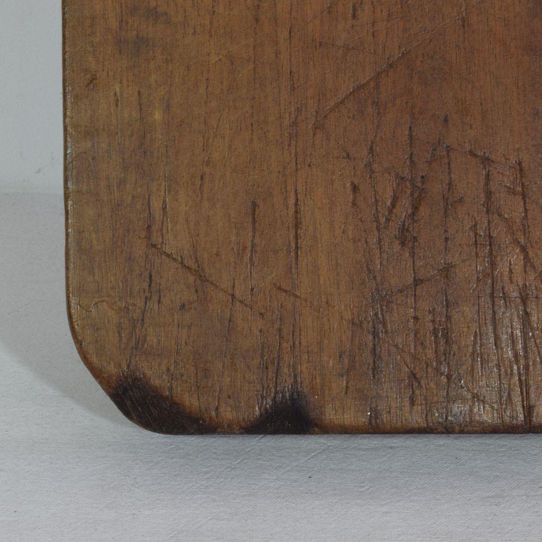 Planche à découper ou à découper en bois du XIXe siècle français en vente 6