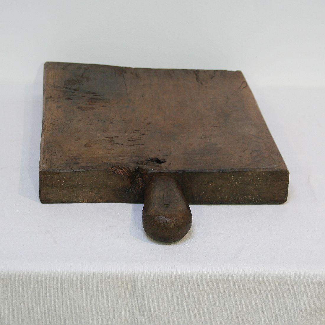 Hand-Crafted French, 19th Century, Wooden Chopping or Cutting Board