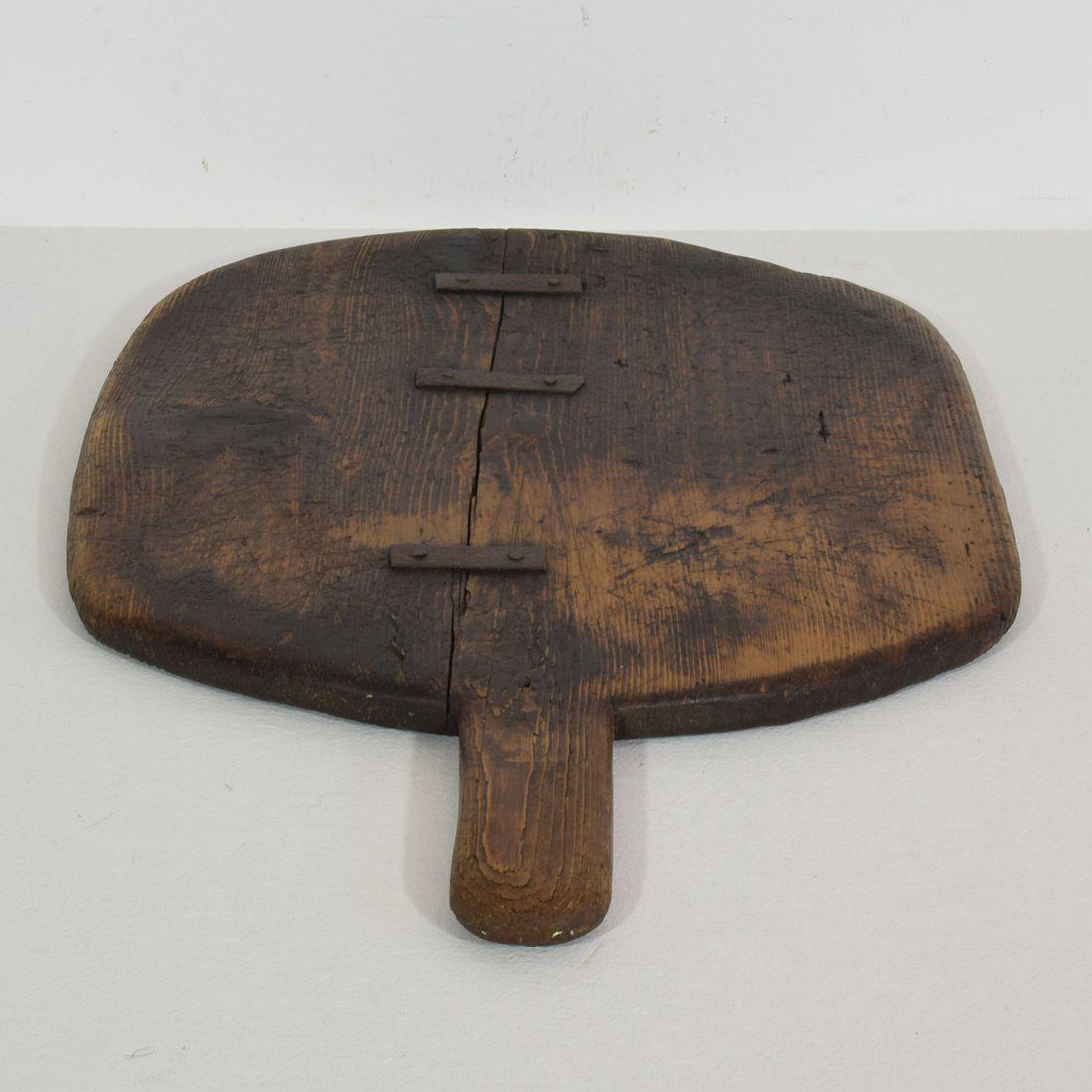 Hand-Carved French 19th Century, Wooden Chopping or Cutting Board