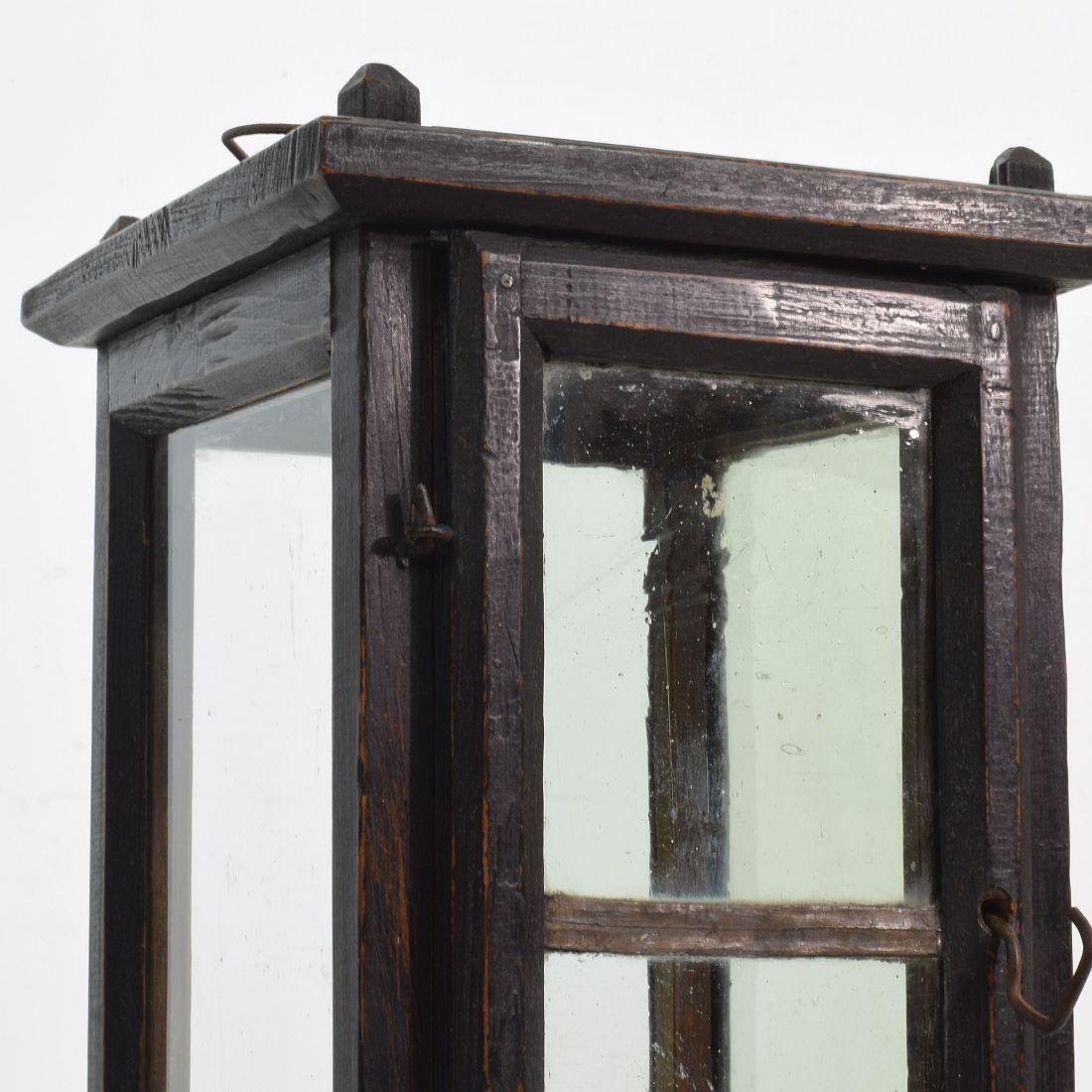 French 19th Century Wooden Lantern 4