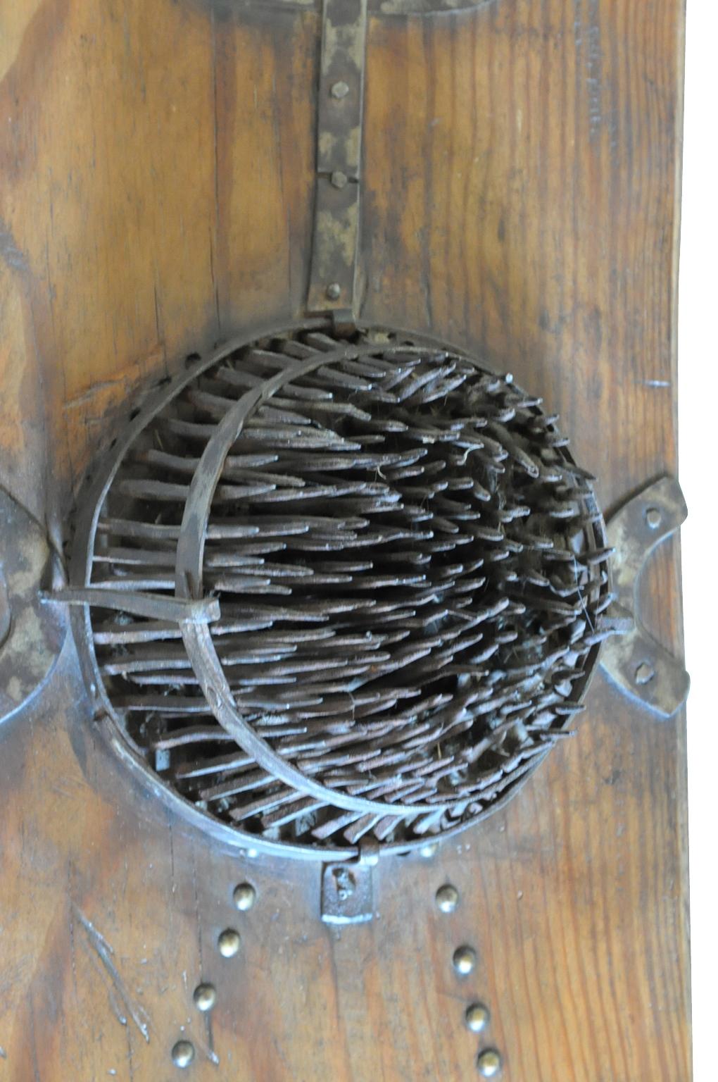 Iron French 19th Century Wool Comb For Sale