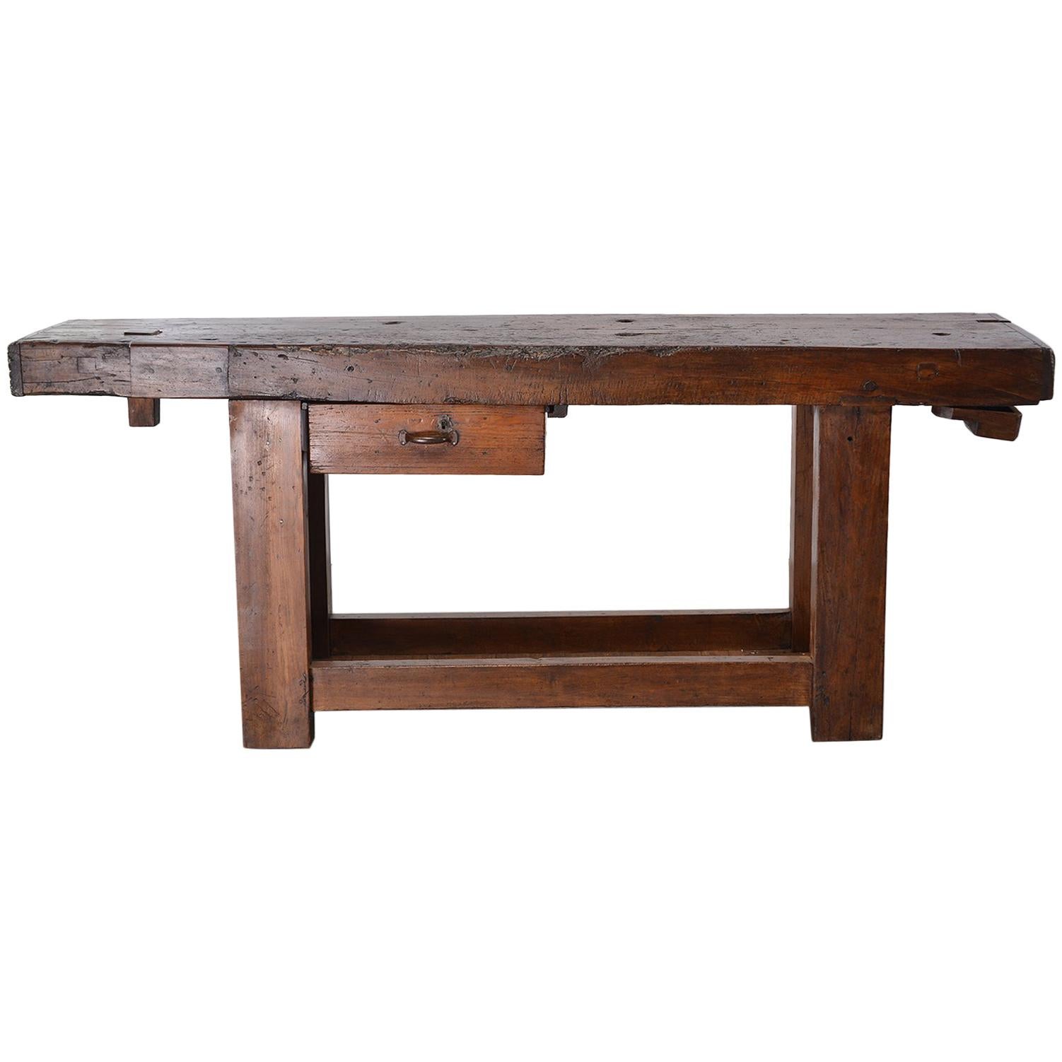 French 19th Century Work Bench Table