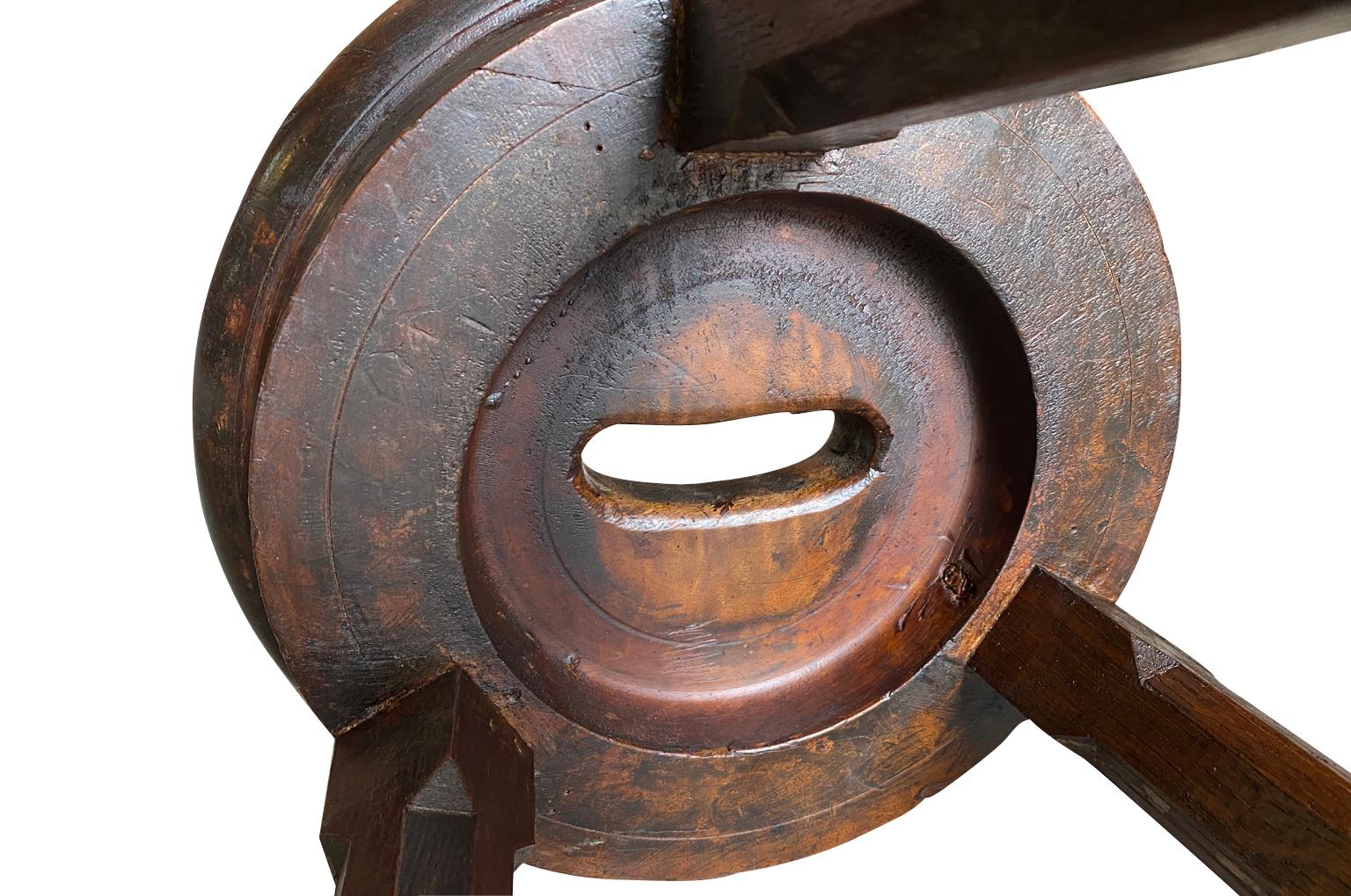 French 19th Century Work Stool 7