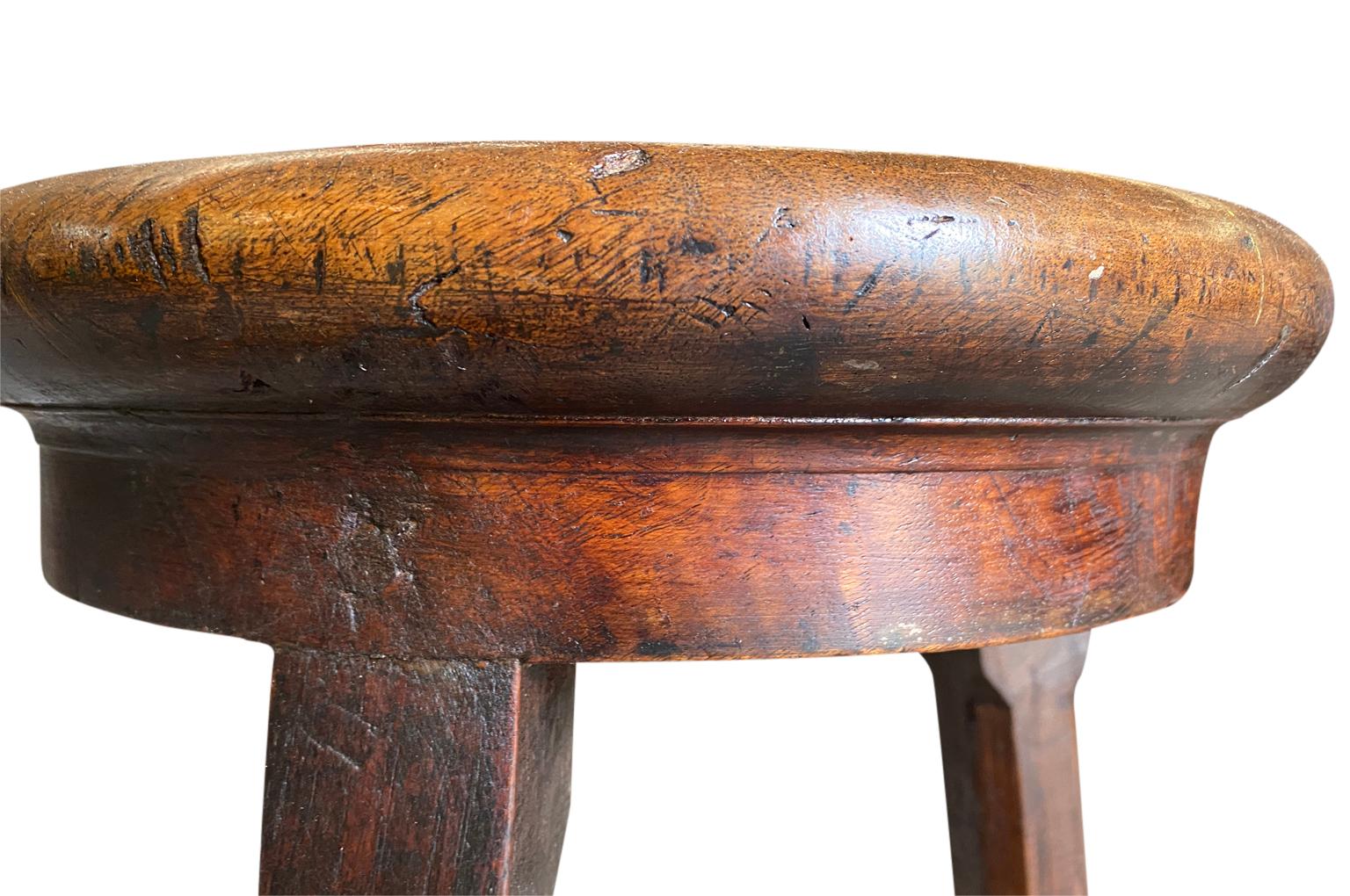 French 19th Century Work Stool For Sale 1