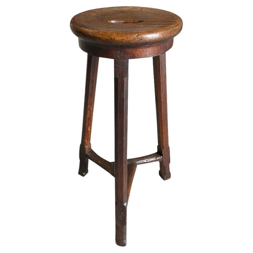 French 19th Century Work Stool For Sale