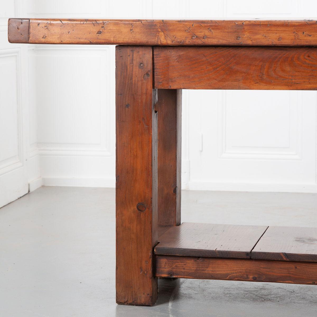 French 19th Century Work Table Console 3