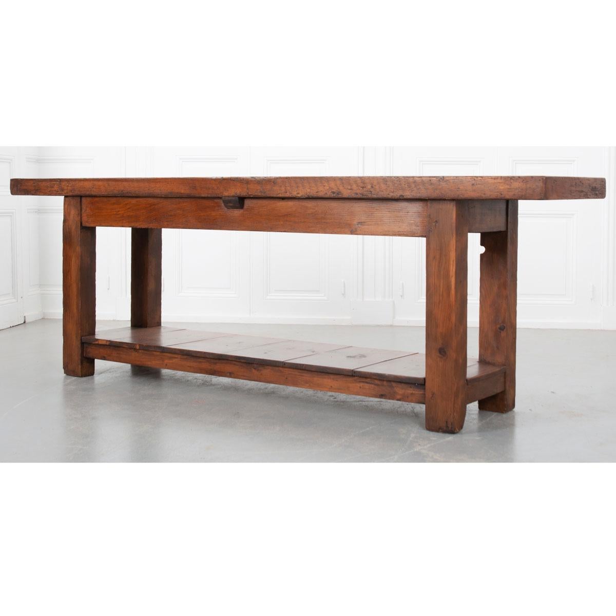 French 19th Century Work Table Console 4
