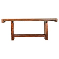 French 19th Century Workbench from Burgundy