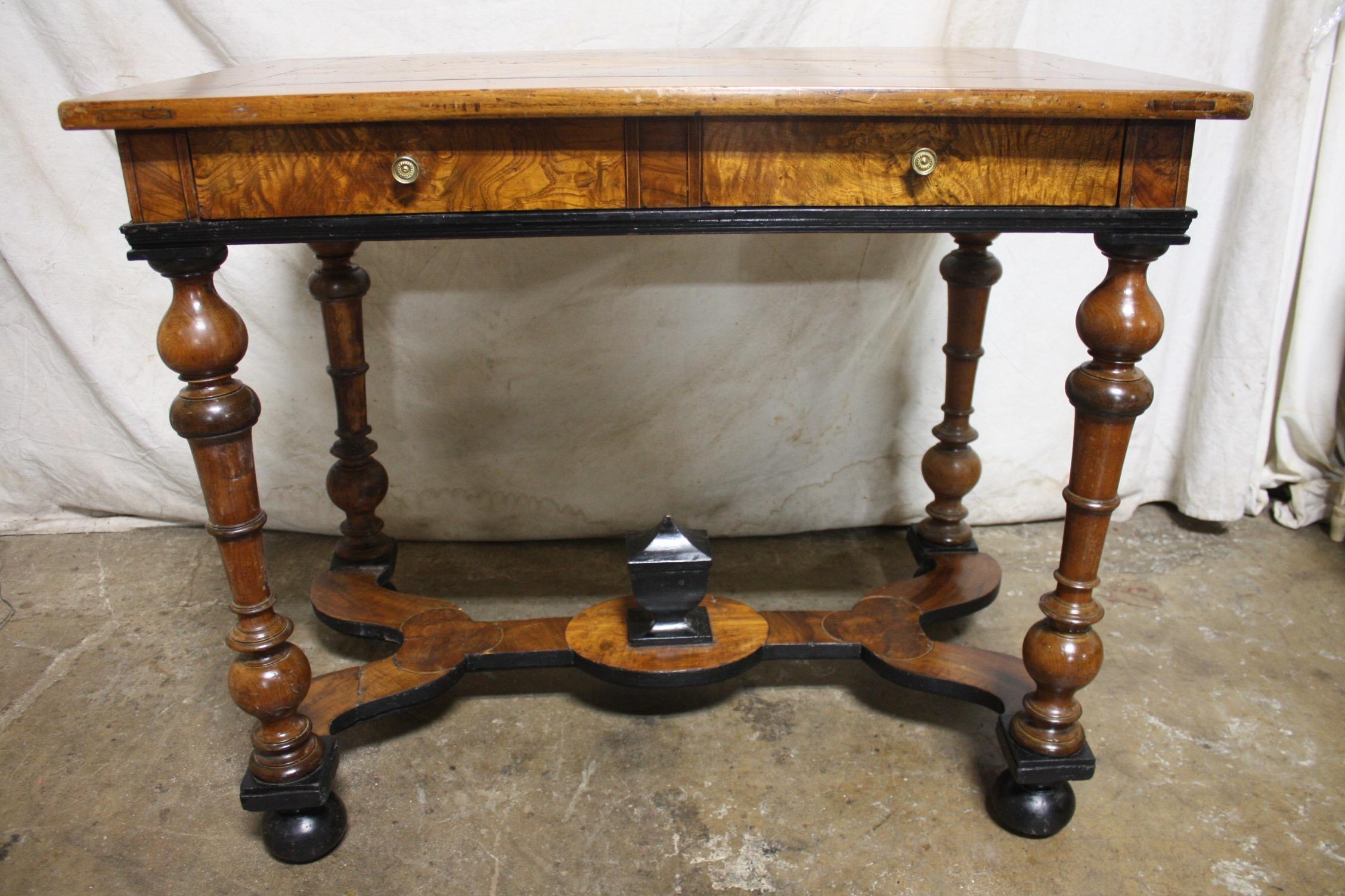 French 19th Century writing table.