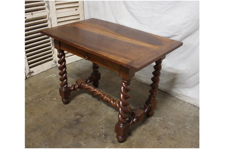 Louis XIII French 19th Century Writing Table For Sale